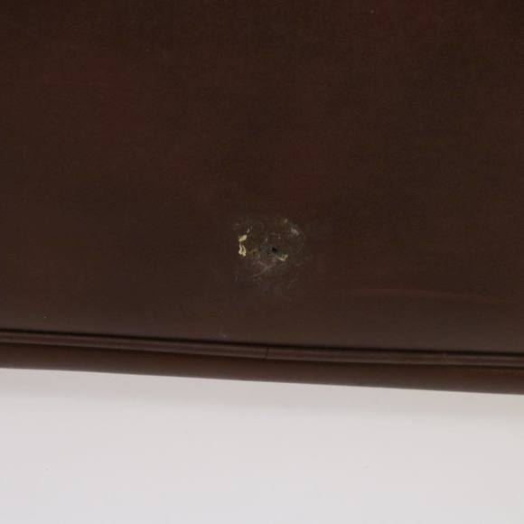 Burberrys Nova Check Hand Bag PVC Leather Beige Auth 69121 - Picture 6 of 16